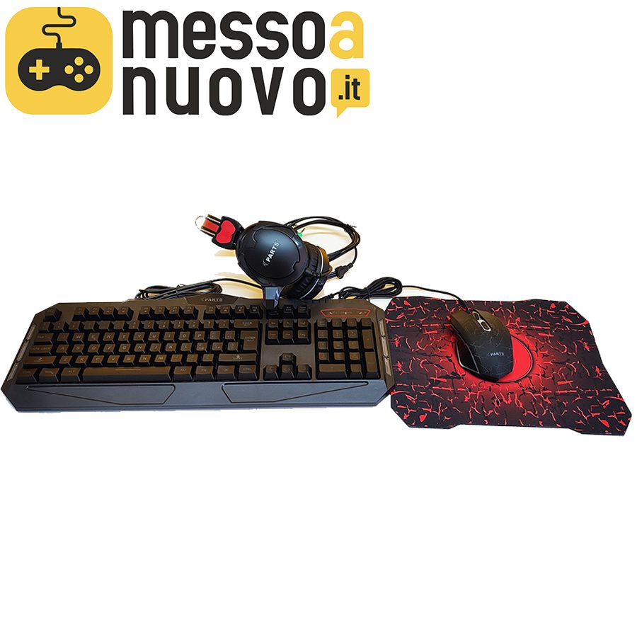 Kit Gaming Computers Parts Modello Black Thunder RGB Kit Gaming Computers Parts Modello Black Thunder RGB